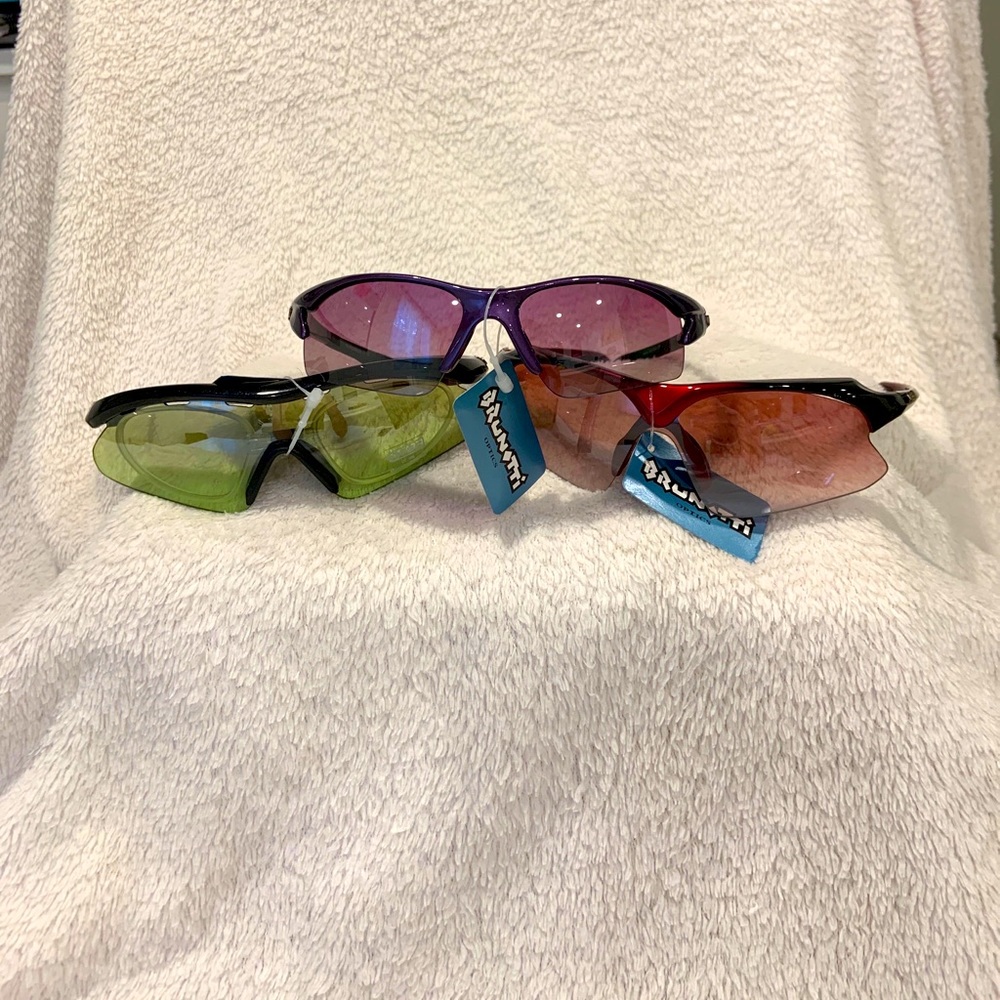 SWAG PACK! 3 SPORTY BRUNOTTI SUNGLASSES!